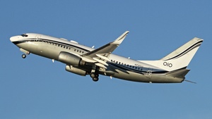 Photo of N737CC - Boeing 737-74Q(BBJ) operated by Mid East Jet