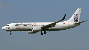 Photo of TC-SUV - Boeing 737-86N operated by SunExpress