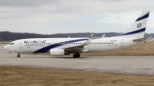 Photo of 4X-EKT - Boeing 737-8BK operated by El Al Israel Airlines
