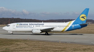 Photo of UR-GAX - Boeing 737-4Y0 operated by Ukraine International Airlines