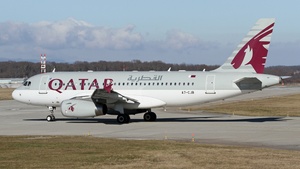 Photo of A7-CJB - Airbus A319-133(LR) operated by Qatar Airways