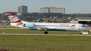 Photo of OE-LVA - Fokker 100 operated by Austrian Airlines