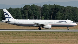 Photo of SX-DGA - Airbus A321-231 operated by Aegean Airlines