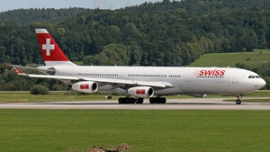 Photo of HB-JMK - Airbus A340-313 operated by Swiss International Air Lines
