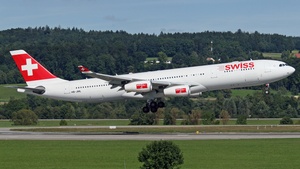 Photo of HB-JML - Airbus A340-313 operated by Swiss International Air Lines