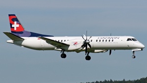 Photo of HB-IZJ - Saab 2000 operated by Darwin Airline