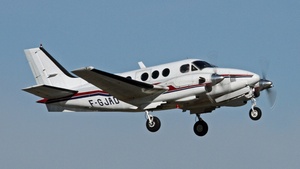 Photo of F-GJAD - Beechcraft E90 King Air operated by GEA Grenobloise d'Electronique et d'Automatismes