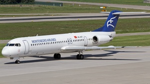 Photo of 4O-AOT - Fokker 100 operated by Montenegro Airlines