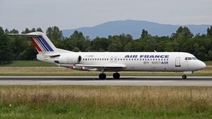 Photo of F-GPXE - Fokker 100 operated by Air France (opb Brit Air)