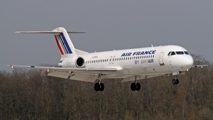 Photo of F-GPXA - Fokker 100 operated by Air France (opb Brit Air)