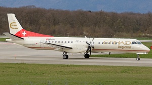 Photo of HB-IYI - Saab 2000 operated by Etihad Regional (opb Darwin Airline)