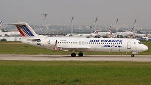 Photo of F-GPXD - Fokker 100 operated by Air France (opb Brit Air)