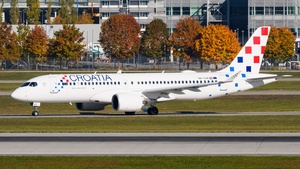Photo of 9A-CAR - Airbus A220-300 operated by Croatia Airlines