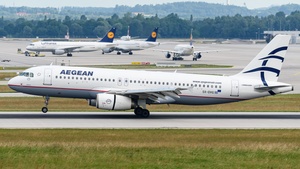 Photo of SX-DVG - Airbus A320-232 operated by Aegean Airlines