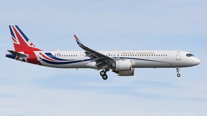 Photo of G-GBNI - Airbus A321-251NX operated by Government of the United Kingdom (opb Titan Airways)