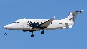 Photo of C-FWZK - Beechcraft 1900D operated by Pacific Coastal Airlines