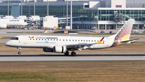 Photo of D-AJHW - Embraer ERJ-190LR operated by KLM Cityhopper (opb German Airways)