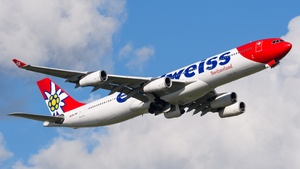 Photo of HB-JMC - Airbus A340-313 operated by Edelweiss Air