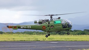 Photo of MPH-03 - HAL Chetak [Aérospatiale SA316] operated by Mauritius Police Force