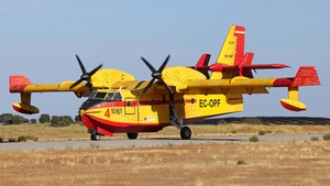 Photo of EC-OPF - Canadair CL-215T Scooper operated by Bridger AeroSpace Europe