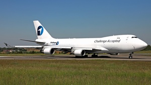Photo of OO-ACF - Boeing 747-4EVF(ER) operated by Challenge Airlines BE