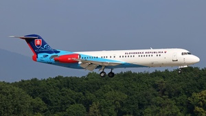 Photo of OM-BYB - Fokker 100 operated by Government of Slovakia