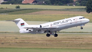 Photo of KAF308 - Fokker 70 operated by Government of Kenya