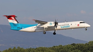 Photo of LX-LGE - Bombardier DHC-8-402 Dash 8 Q400 operated by Luxair