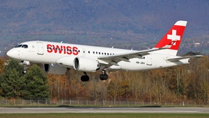 Photo of HB-JBA - Airbus A220-100 operated by Swiss International Air Lines