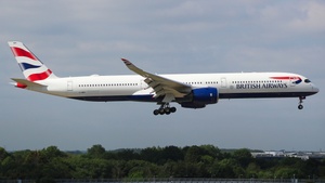 Photo of G-XWBK - Airbus A350-1041 operated by British Airways