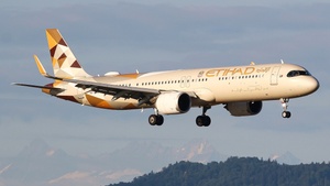 Photo of A6-LRC - Airbus A321-251NX operated by Etihad Airways